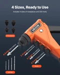 Vevor Pop Gun Kit, With 200 Blind Rivets, Heavy Duty Single Hand Riveter. Fixed Price $34.90.