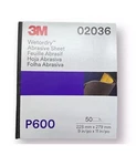 3M Wetordry Abrasive Sandpaper Sheet (02036, 2036), 600 Grit, 50 Count. Fixed Price $54.00.