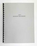 Serv Equip SE-1201 Small Cylinder Boring Machine Manual. Fixed Price $21.79.