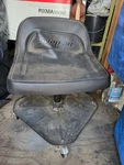 Vintage Snap-on Adjustable Bucket Stool Mechanic Seat Creeper Rolling Made. Fixed Price $159.00.