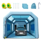 Vevor Inflatable Spray Booth Car Paint Tent 23X13X8.5FT Filter System Blowers. Fixed Price $575.90.