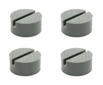 4 Pack Polyurethane Universal Medium Size Slotted Jack Pad Frame Rail Protector. Fixed Price $15.95.