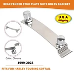 Solo Seat Rear Fender Mount Nuts Stud Plate Kit For Harley Road Glide Softail. Fixed Price $30.66.