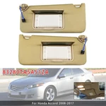 Pair Of Beige Sun Visor 83280TA5A51ZA For Honda Accord 2008-2017. Fixed Price $97.68.