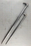 Matco Tools Lady Foot Slipper Hook Prybar Set RLF16 RLF21 Rolling Head 16" & 21". Fixed Price $75.00.