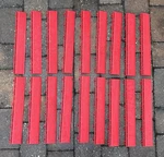 Swisstrax Looped Female Edge Pro (15.75 ) Racing Red, 18 Pieces/tiles. Fixed Price $49.99.
