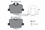 Textar 2143301 Brake Pad Set, Disc For Bmw, (brilliance), Toyota. Fixed Price $105.41.