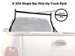 Aa-racks Model X35-A Universal Single Bar Pickup Truck Utility Ladder Black. Fixed Price $80.90.