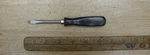 Vntg Snap-on SSD2 Black Hard Handle Screwdriver,underlined,pat. No. 201171,GOOD. Fixed Price $13.99.