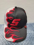 New Snap On Tools Hat Cap Strapback Black Gray Red Flames 90TH Anniversary Ed.. Fixed Price $12.50.