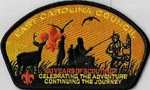 East Carolina Council Csp 100 Yrs. Of Scouting Blk Bdr. MX-13747. Fixed Price $8.87.