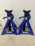 2 Ton Jack Car Set Duralast Of Blue. Fixed Price $35.00.