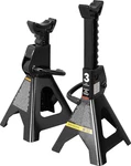 AT43202B Steel Jack Stands: Ton (6,000 Lb) Capacity, Black, 1 Pair. Fixed Price $56.99.