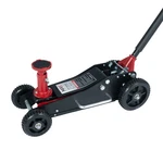 3 Big Wheel Dual Pistons Heavy-duty Off-road Jack With Extra Saddle. Fixed Price $269.49.