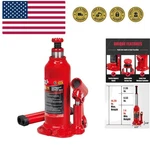 T90403B Hydraulic Welded Bottle Jack, Ton 8,000 Lb Capacity, Red. Fixed Price $49.99.
