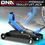 3T Low Profile Steel Hydraulic Trolley Service Floor Jack Black W/ Carrying Case. Fixed Price $129.99.
