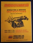 Ammco Brake Lathe Operation, Service & Parts Manual Models 3000 4000 4100 7700. Fixed Price $25.95.