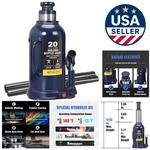 20 Ton Hydraulic Car Bottle Jack Heavy-duty Auto Lift, Maximum 17.62" Height. Fixed Price $226.99.