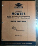Ford Dearborn 14-1 14-2 Rear Attached 14-3 14-4 Side Mounted Sickle Mower Manual. Fixed Price $45.00.