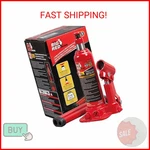 Big Red Ton (4,000 Lbs) Capacity Hydraulic Welded Bottle Jack, TAM90203B. Fixed Price $33.34.