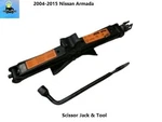 99550ZQ02A 04 15 Nissan Armada Floor Tire Scissor Jack & Lug Wrench Tool. Fixed Price $99.00.