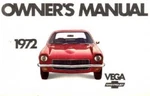 1972 Chevrolet Vega Owner's Manual. Fixed Price $38.00.