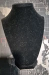 Bead Landing Black Velvet Jewelry Display Stand 9" Necklace Holder Foam. Fixed Price $9.44.