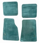 1994 Lincoln Town Golden Bear Jack Nicklaus Green Carpet Floor Mats Oem. Fixed Price $349.97.
