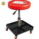 Torin TR6350 Pneumatic Creeper Seat Garage Shop Stool With Tray, Red. Fixed Price $106.37.