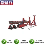 Sealey Lifting Kit (inc Jack Axle Stands Creeper Chocks & Wrench) 2 Tonne 5PC. Fixed Price $290.79.