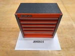 Snap-on Tools New Electric Orange Desktop Five-drawer Micro Roll Cab KMC922APJK. Fixed Price $199.95.