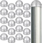 20 Pcs 2-3/8" Chain Link Fence Post Round Dome External Caps Aluminum. Fixed Price $41.71.