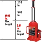 Torin Hydraulic Bottle Jack, 20 Ton Capacity. Fixed Price $115.99.