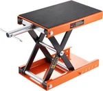 Vevor 1100 Lbs Motorcycle Scissor Lift Jack, Wide Deck, Center Hoist Crank Stand. Fixed Price $89.99.