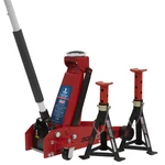 Sealey Tonne Car Van Vehicle Workshop Trolley Jack & 2 Axle Stands, 3010CX. Fixed Price $272.13.