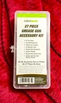 Lubrimatic 27 Piece Grease Gun Accessory Kit 05-065 W Flex Hose And Hard Case. Fixed Price $19.39.