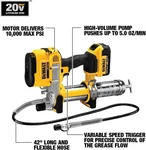 Dewalt DCGG571M1 20V Cordless Grease Gun. Fixed Price $189.00.