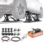 Vevor 5000 Lbs Car Lift Portable Quick System Jack 25.6" Height Home Garage. Fixed Price $1430.90.