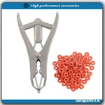Castration Pliers Tail Breaker &100 Visibility Lamb Marking Rings For Animals. Fixed Price $15.93.