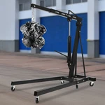 2 Ton Folding Engine Motor Hoist Cherry Picker Shop Crane Lift Black Durable. Fixed Price $231.56.