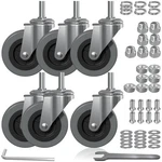 3 Inch Creeper Replacement 6 Pack Swivel Caster Snap On Cart Cas.... Fixed Price $48.42.