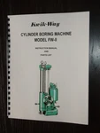 Kwik Way Model Fw-ii Portable Boring Bar Manual. Fixed Price $21.79.