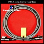 New Hunter Alignment System Sensor Cable 20 Black, Fully Shielded Usa Made. Fixed Price $119.00.