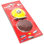 Keen Abrasives 2" Hook & Loop Sanding Pad Kit 40, 80, 120 Grit 1/4" Shank 54496. Fixed Price $8.79.