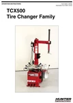 Hunter TCX500 TCX505 TCX515 TCX535 Tire Changer Operation Instruction Manual Cd. Fixed Price $25.00.