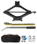 Bylikeho Scissor Jack Lift - 2 Ton Car Tire Tool, Universal Emergency Ki.... Fixed Price $63.09.