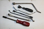 Snap-on Tools Brake Lot Bleeder Wrench, Retainer Spring Tool, Flexhead Spanner. Fixed Price $250.00.