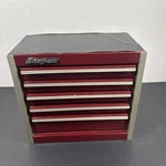 Snap-on Tools Deep Cranberry Desktop Five-drawer Micro Roll Cab (KMC922APL). Fixed Price $189.99.