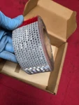 Grote: Red / Silver Reflective Tape; 2" 75' Short Roll 40650, Opened Box. Fixed Price $29.00.