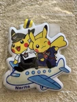 Pok Mon Narita Airport Japan Pilot & Flight Attendant Pikachu Luggage Tag. Fixed Price $27.99.